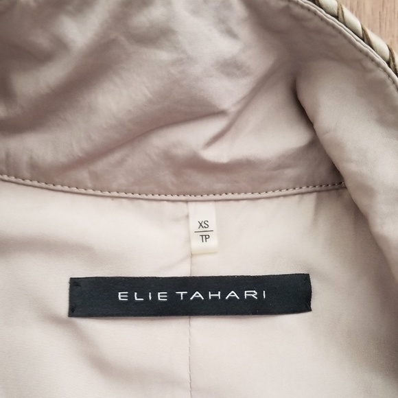 Elie Tahari Khaki Tan Taupe Utility Vest XS - Picture 5 of 5